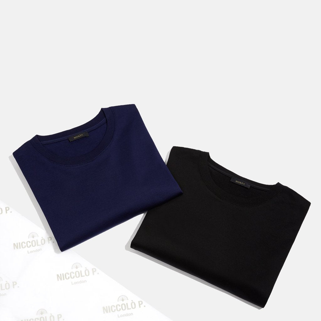 Men's Crew Neck Supima Cotton T-Shirts | Niccolò P.